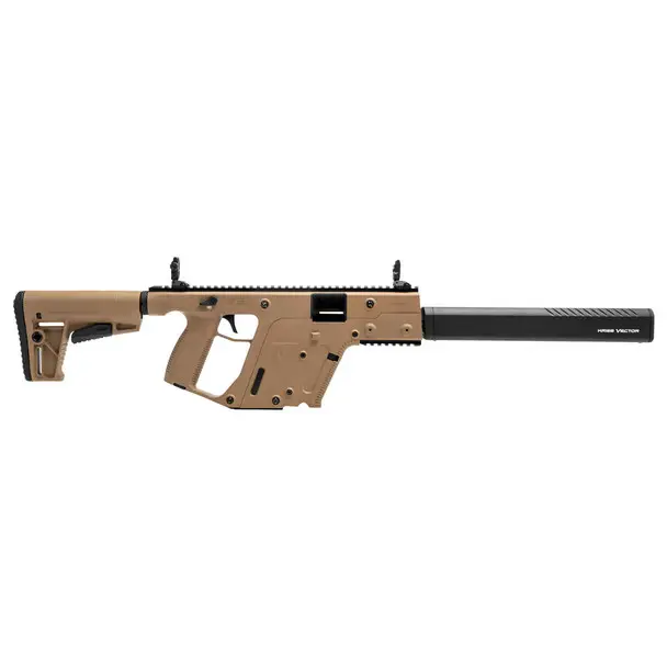 Shop Now KRISS USA Vector 9mm Luger 16in 17rd Flat Dark Earth Rifle (KV90-CFD20)