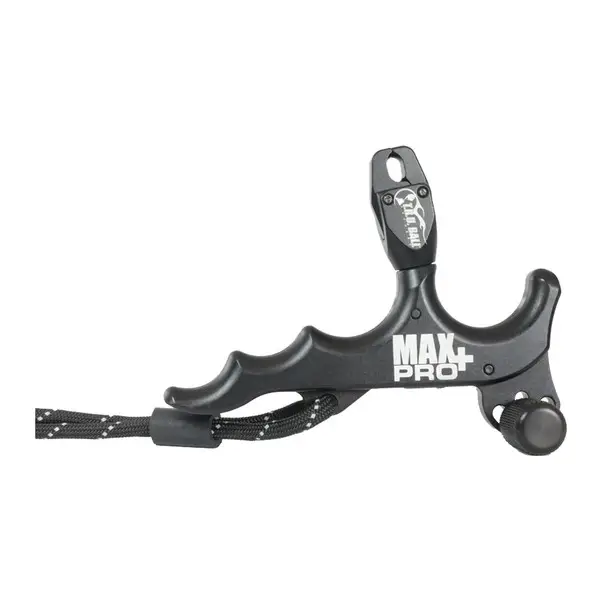 T.R.U. BALL ARCHERY Max Pro Plus 4 Finger Black Thumb Trigger Release (TMPP-BK) Low Price