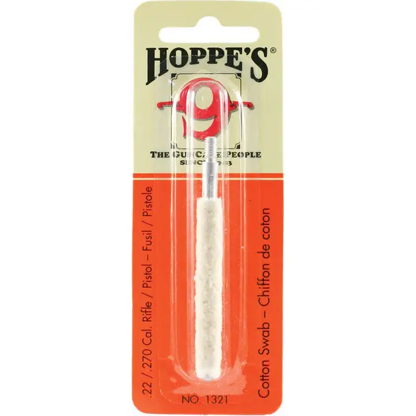 Final Sale HOPPE'S .22 and .270 Caliber Cotton Cleaning Swab (1321)