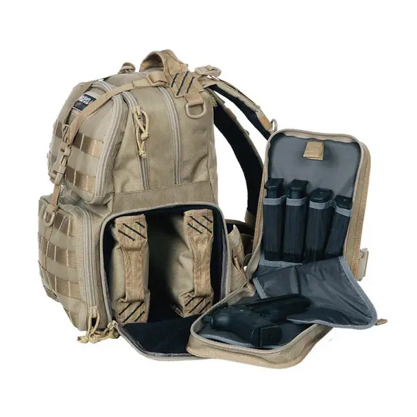 G OUTDOORS G.P.S. Tan Tactical Range Backpack (T1612BPT) Final Sale