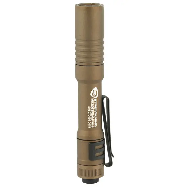 Today Only STREAMLIGHT Microstream, Flashlight, USB Charging Cord, Coyote Brown 66608