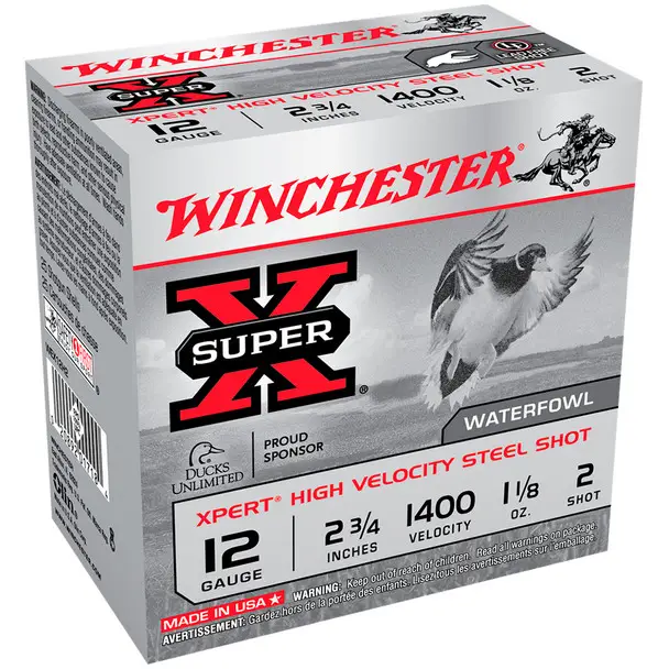 WINCHESTER Super-X 12Ga 2.75in #2 25rd Box Shotshell (WEX12H2) Markdown