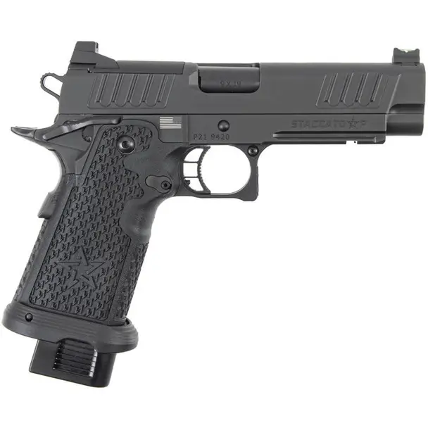 STACCATO P 9mm 4.4in Bull 2x 17rd Optic Ready DLC/DLC Pistol (10-1200-000100) Genuine