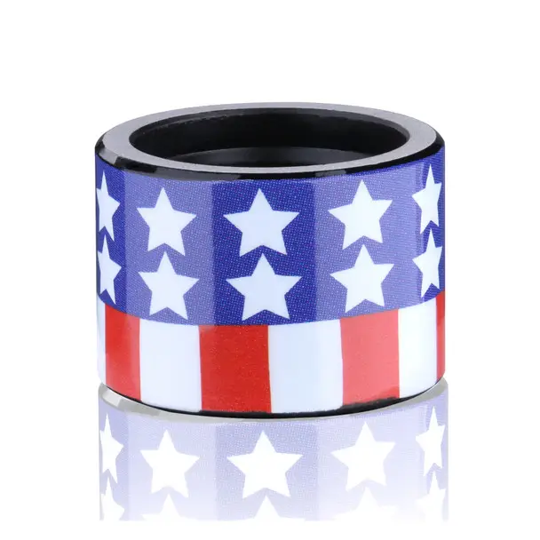 Backup Tactical Pistol Thread Protector, American Flag Finish, 1/2X28 FLAG Crafted