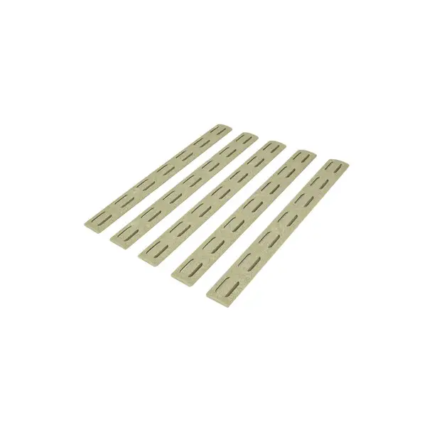 Fast Shipping Bravo Company MCMR Rail Panel Kit, M-LOK Compatible, 5.5", 5 pack, Flat Dark Earth BCM-MCMR-RP-FDE-5