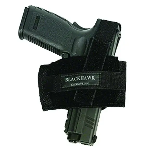 BLACKHAWK Ambidextrous Flat Belt Holster, Black (40FB02BK) New Release