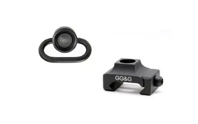 GG&G Heavy Duty Black AR-15 Picatinny Mount for QD Sling Swivel (GGG-1271HD) Premium
