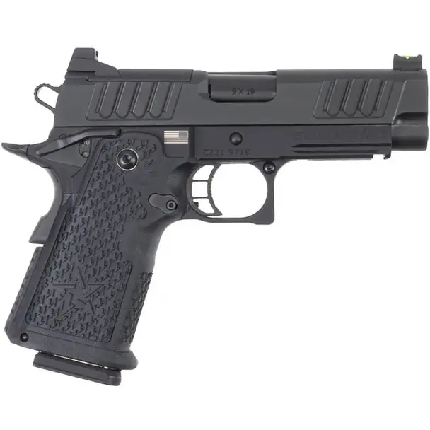 Flash Sale STACCATO C2 9mm 3.9in Bull 16rd Optic Ready Full Size DLC/DLC Pistol (10-1101-000102)