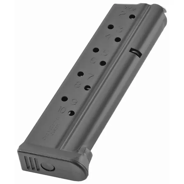 While Supplies Last CMC Products Magazine, Range Pro, 9MM, 10 Rounds, Fits 1911, Stainless, Black M-RP-9FS10-B