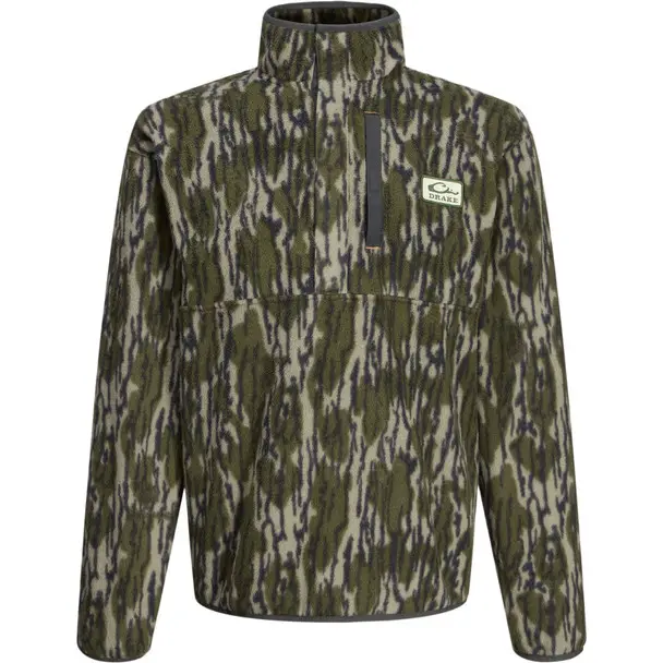 Top Pick DRAKE Men's Camp Fleece Limited Edition Snap Pullover (DW0038)
