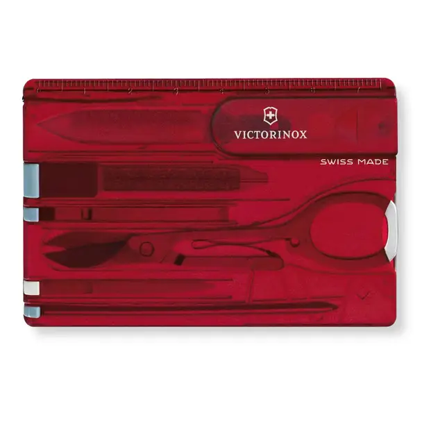 VICTORINOX SwissCard 81mm Ruby Multi-Tool (0.7100.T-X3) Hot Picks