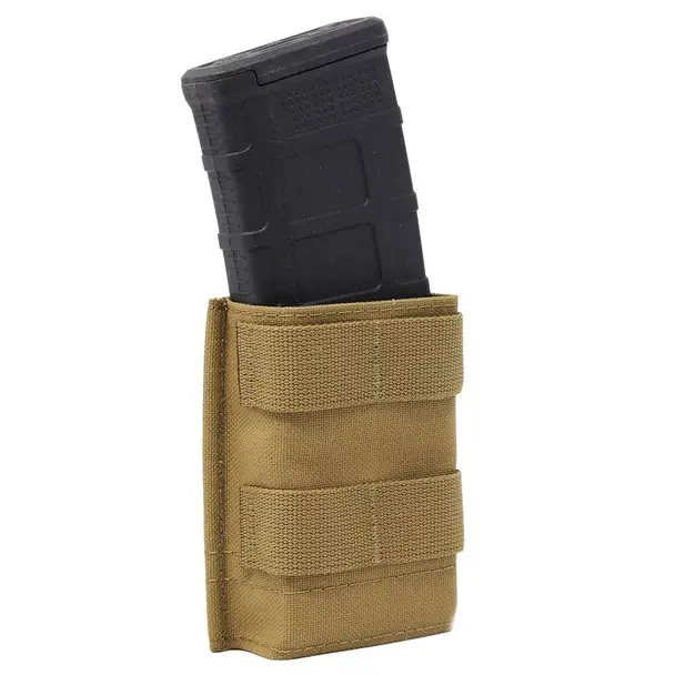 ESSTAC Single 5.56 Coyote Brown Midlength KYWI Pouch w/ Webbing (556.S.M-COY) Buy Today