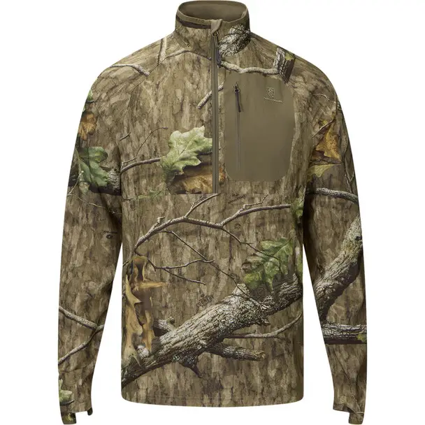 Cheap DRAKE Men's Non-Typical Lightweight SWT Country Roots Half Zip Pullover with Scent Control (DNT0054-039)