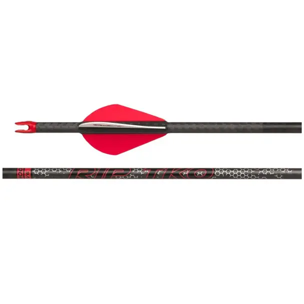 Buy Today VICTORY ARCHERY 6-Pack RIP TKO Sport Spine 250 Low Torque Fletched Arrow (RIPTKS-250FQ-6)