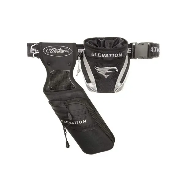 New Release ELEVATION Nerve Field Mathews Edition Black/Silver Right Hand Quiver Package (1601046)