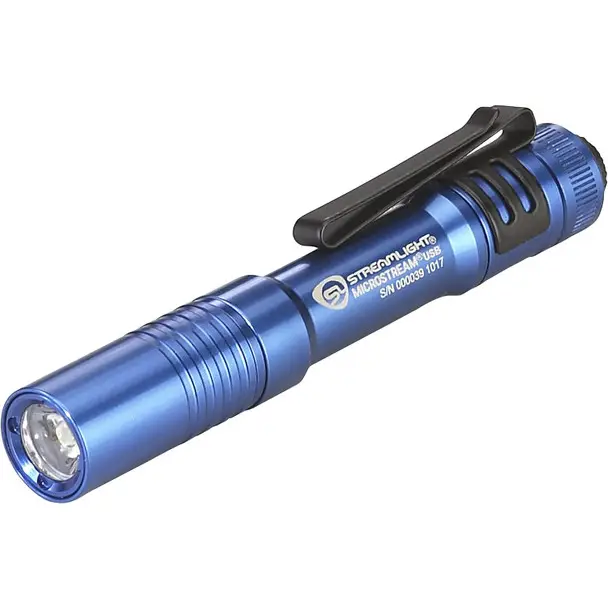 Cheap STREAMLIGHT MicroStream USB Blue Pocket Light, Clam (66603)