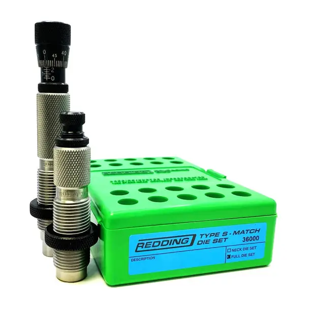 Best Seller REDDING 6.5 PRC Type S-Match Bushing Full Die Set (36487)