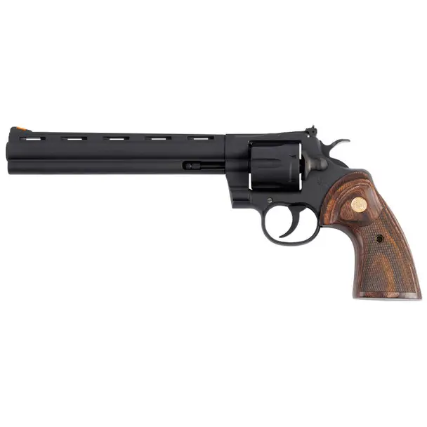 COLT'S MANUFACTURING Python 357 Mag 8in 6rd Matte Blued DA/SA Revolver (PYTHON-BM8WTS) Final Sale