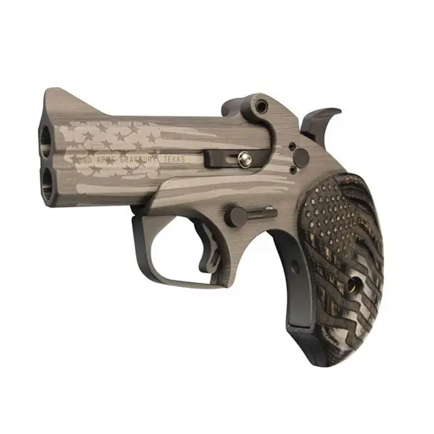 Certified BOND ARMS Old Glory .45 Colt/.410 3.5in 2rd Gray Derringer w/ Holster (BAOGPG)