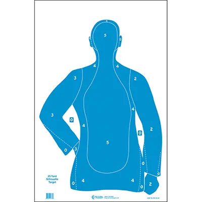 Action Target : AWT-B-21E BLUE Markdown