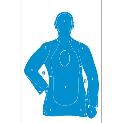 Action Target : B-21E Cardboard Target (Nassau Co. PD) Shop Now
