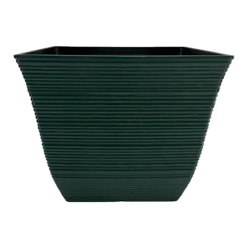 Don't Miss Out Millie Green Square Outdoor Planter, Medium