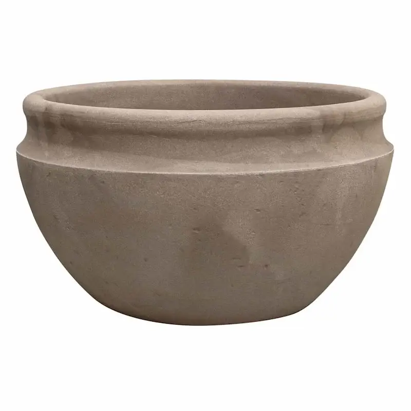Mega Sale Japi Macchiato Antique Low Outdoor Planter, Medium
